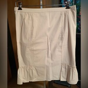 Joe Fresh Cream Pencil Skirt